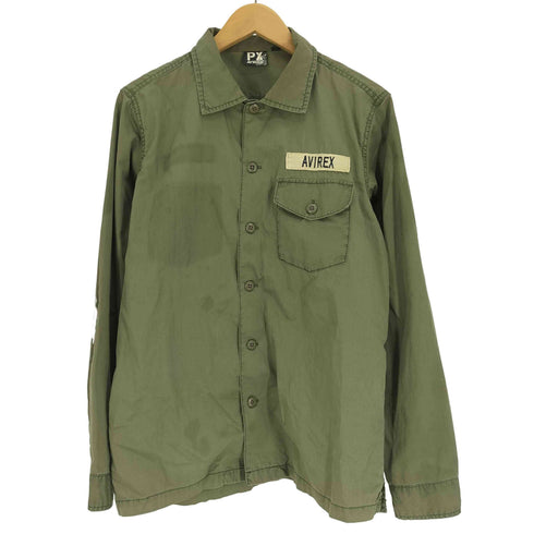 ピーエックス アヴィレックス PX AVIREX FATIGUE SHIRT ファティーグ シャツ ミリタリーシャツ メンズ import:M