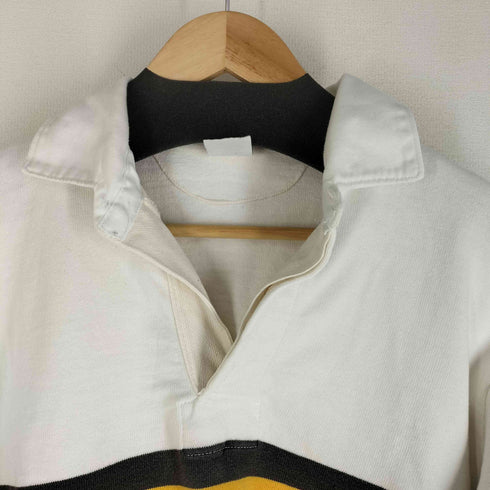 バーバリアン BARBARIAN カナダ製 L/S ラガーシャツ 染み込みプリント メンズ import:L