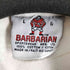バーバリアン BARBARIAN カナダ製 L/S ラガーシャツ 染み込みプリント メンズ import:L