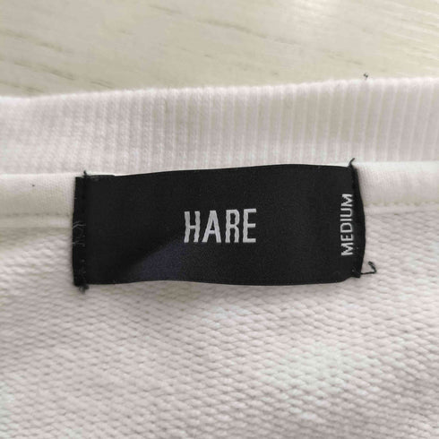 ハレ HARE フラワーモチーフSW クルーネックスウェット メンズ JPN:M