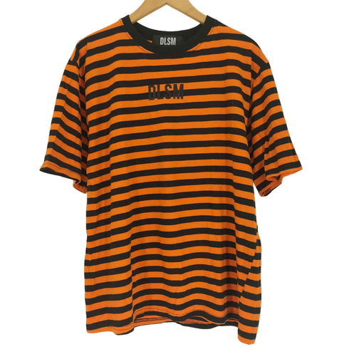 デュアリズム DUALISM DLSM ロゴ プリント バック X ボーダー Tシャツ メンズ