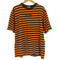 デュアリズム DUALISM DLSM ロゴ プリント バック X ボーダー Tシャツ メンズ