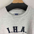 ラッセルアスレチック RUSSELL ATHLETIC 90s USA製 PRO Cotton 前V ラバープリントスウェット メンズ import:L