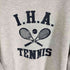 ラッセルアスレチック RUSSELL ATHLETIC 90s USA製 PRO Cotton 前V ラバープリントスウェット メンズ import:L