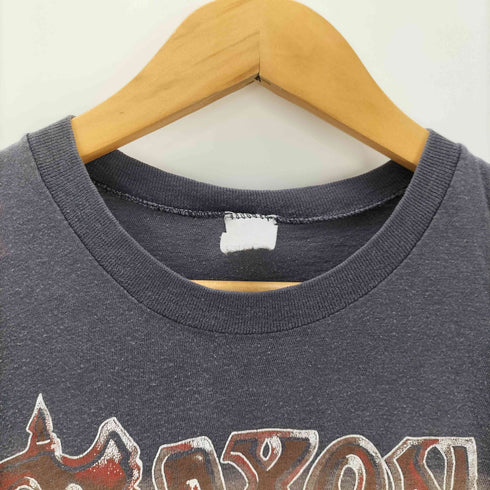 80S WORLD CRUSADER TOUR 1984 クルーネック 半袖Tシャツ メンズ