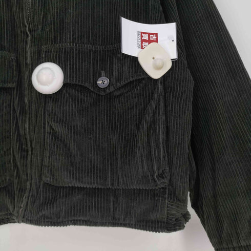 エディーバウアー Eddie Bauer 90-00s 裏キルティング 太畝 コーデュロイ ブルゾン メンズ import:S