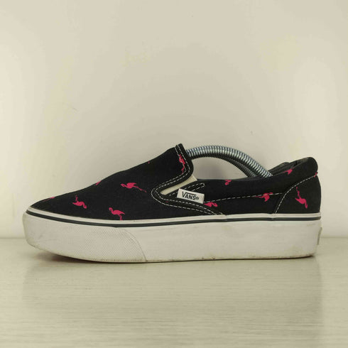バンズ VANS V98THICK SLIP ON FLMG フラミンゴ アニマル柄 厚底 スリッポン レディース JPN:24