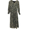 エヌナチュラルビューティーベーシック N.NATURAL BEAUTY BASIC 20SS 総柄 ペイントドットハイウエストワンピース レディース JPN:M
