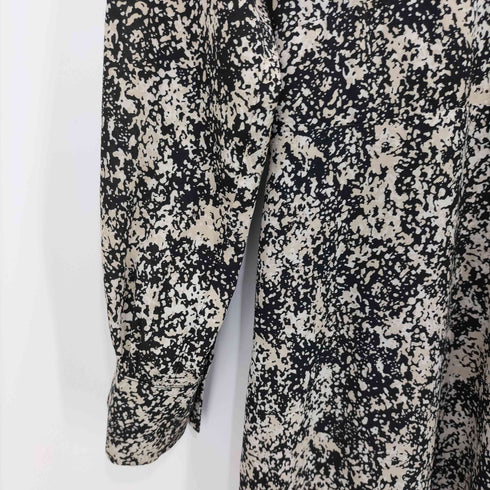 エヌナチュラルビューティーベーシック N.NATURAL BEAUTY BASIC 20SS 総柄 ペイントドットハイウエストワンピース レディース JPN:M
