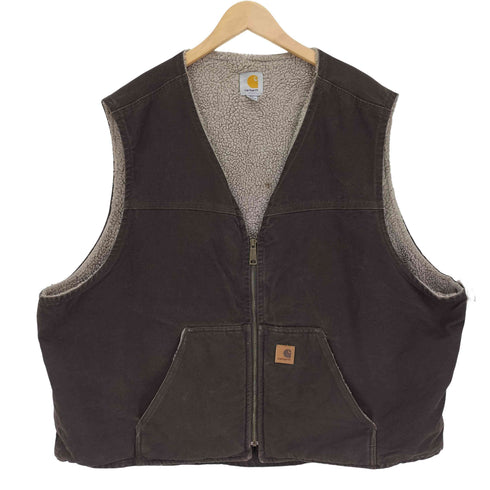 カーハート Carhartt Boa Duck Vest 裏ボア ダック地 ベスト ジャケット 3XL ビッグサイズ メンズ 3XL