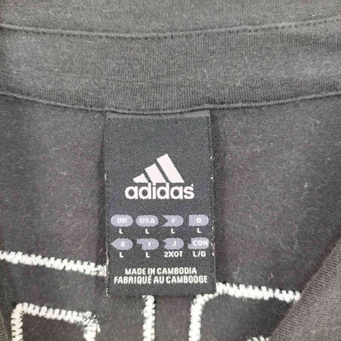 アディダス adidas カットソー地 サッカーシャツ メンズ JPN:L