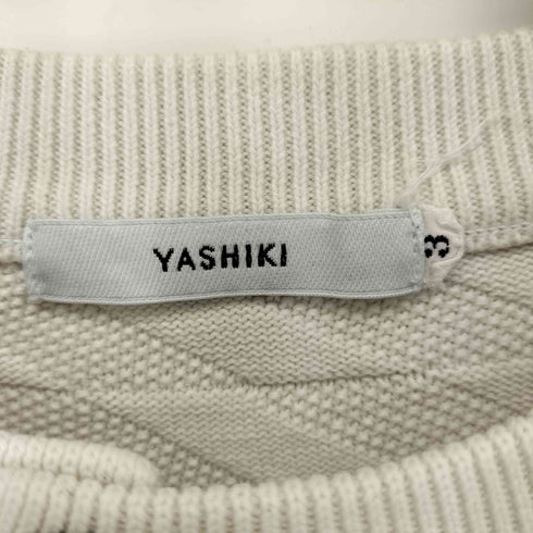ヤシキ yashiki Seiryu Henley Knit メンズ JPN:3