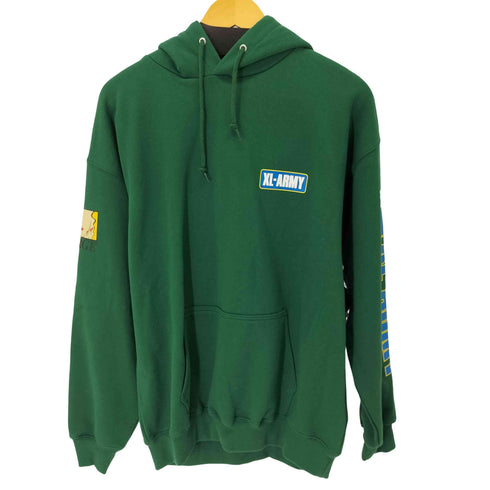 エクストララージ XLARGE ARMY PULLOVER HD プリントデザインプルオーバーパーカー メンズ import:M