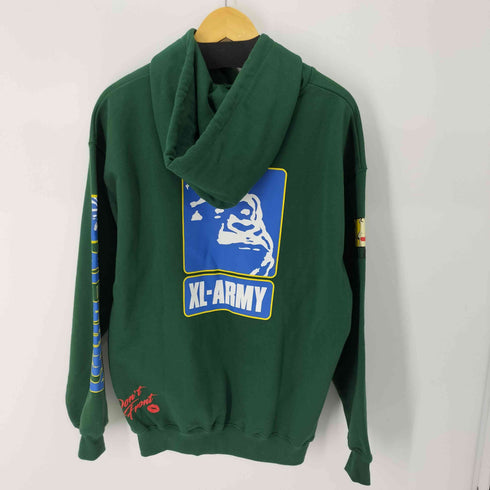 エクストララージ XLARGE ARMY PULLOVER HD プリントデザインプルオーバーパーカー メンズ import:M