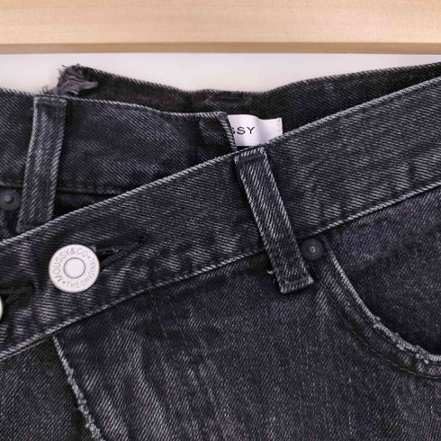 マウジー moussy CROSS WAIST ハーフパンツ デニム ショートパンツ レディース JPN:0