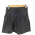 ザラ ZARA フェイクレザーショーツ レディース import:S