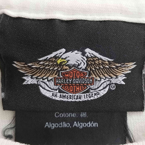 ハーレーダビッドソン HARLEY-DAVIDSON USA製 1903-2008 両面プリント クルーネックTシャツ メンズ import:L