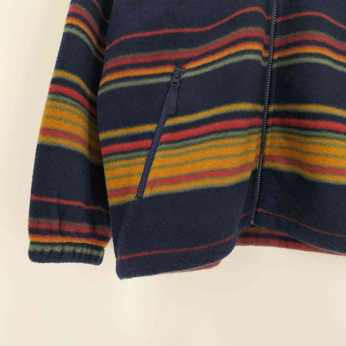 シュプリーム Supreme Stripe Zip Up Fleece Jacket メンズ JPN:M