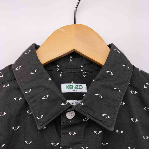 ケンゾーパリス KENZO PARIS アイプリント SLIM FIT シャツ メンズ FR:40