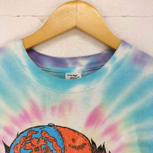 フロントプリントタイダイTシャツ メンズ