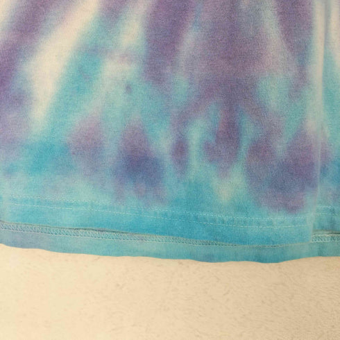 フロントプリントタイダイTシャツ メンズ