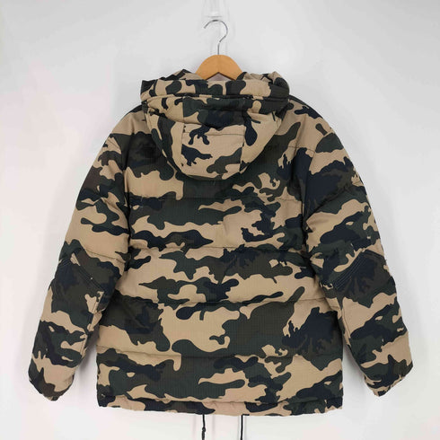 ザラ ZARA SRPLS CM PFF JKT/01 サープラス カモ柄 リップストップ フーデッド ダウンジャケット メンズ import:S