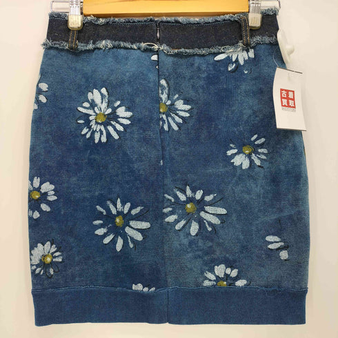 ディーアンドジー D&G 花柄 デニム ミニスカート レディース EUR:38