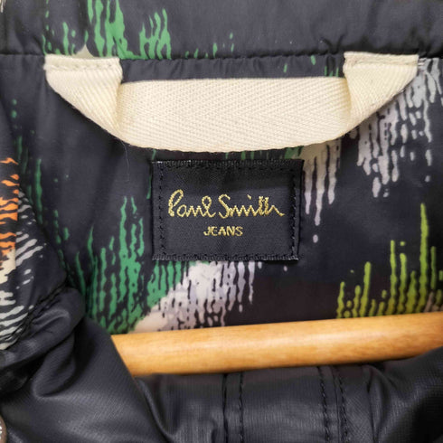 ポールスミスジーンズ Paul Smith JEANS 裏地柄 フーデッドダウンベスト メンズ M