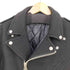 ユナイテッドアローズグリーンレーベルリラクシング UNITED ARROWS green label relaxing メルトンウール ダブルライダースジャケット メンズ JPN:M