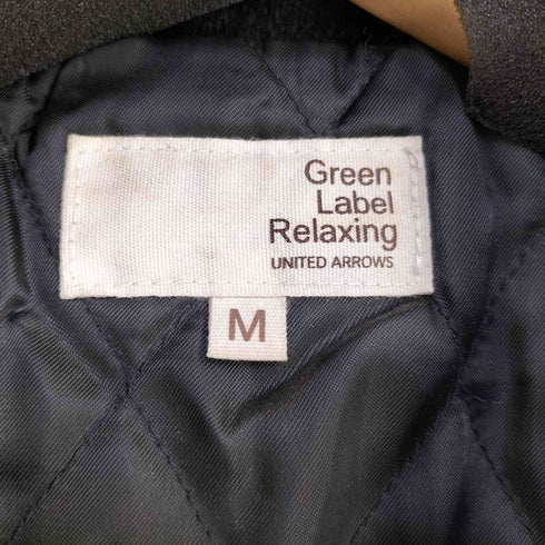 ユナイテッドアローズグリーンレーベルリラクシング UNITED ARROWS green label relaxing メルトンウール ダブルライダースジャケット メンズ JPN:M