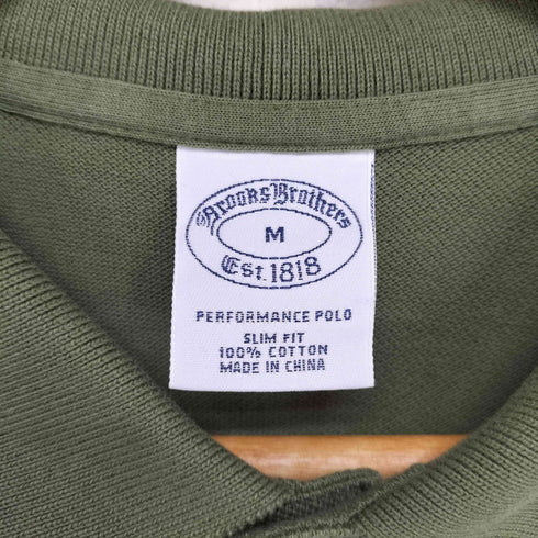 ブルックスブラザーズ BROOKS BROTHERS ロゴ刺繍 ポロシャツ メンズ import:M