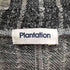 プランテーション Plantation ショールカラー チェック ウールニットカーディガン レディース JPN:M
