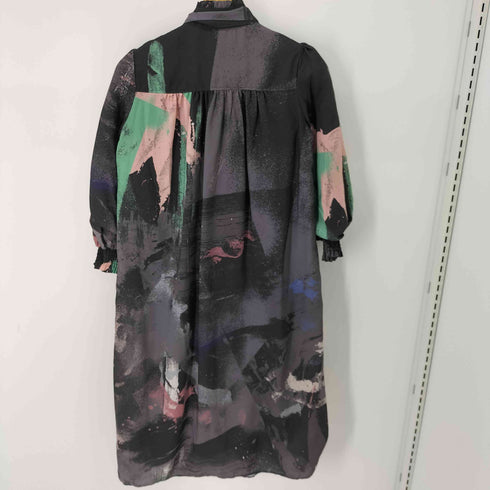 カンサイヤマモト KANSAI YAMAMOTO SUPER LADY L/S 総柄ワンピース レディース JPN:M