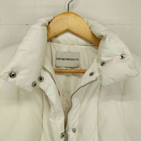 エンポリオアルマーニ EMPORIO ARMANI スタンドカラージップアップダウンジャケット レディース JPN:38