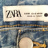 ザラ ZARA ワイドデニムパンツ ダメージ加工 メンズ US:28-29