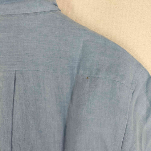 ブルックスブラザーズ BROOKS BROTHERS IRISH LINEN 半袖 リネンシャツ ボタンダウン メンズ import:M