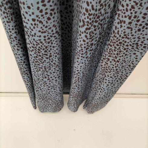 L/S 総柄ワンピース レディース