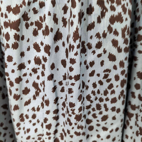 L/S 総柄ワンピース レディース