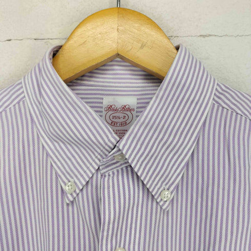 ブルックスブラザーズ BROOKS BROTHERS マレーシア製 ストライプ柄 ボタンダウン長袖シャツ メンズ 15 1/2 -2