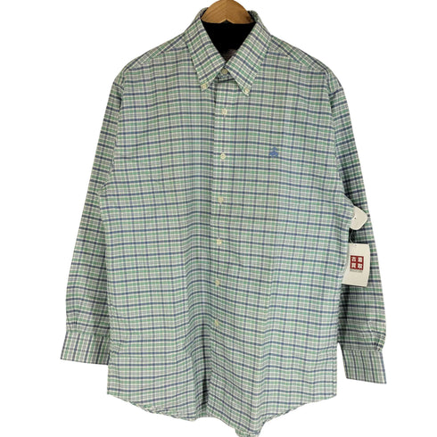 ブルックスブラザーズ BROOKS BROTHERS THE ORIGINAL POLO SHIRT スーピマコットン ゴールデンフリース チェック柄 長袖 ボタンダウンシャツ メンズ import:M