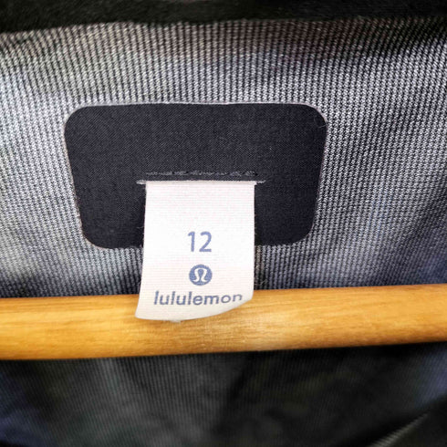 ルルレモン lululemon ナイロン ハーフロング フーデッド シェルジャケット レディース 12