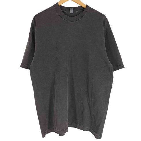 ロサンゼルスアパレル Los Angeles Apparel 6.5oz Garment Dye CrewNeck T スミクロ メンズ JPN:L