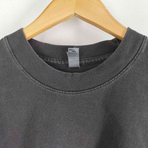 ロサンゼルスアパレル Los Angeles Apparel 6.5oz Garment Dye CrewNeck T スミクロ メンズ JPN:L