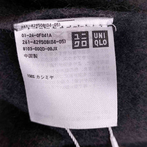 ユニクロ UNIQLO PURE CASHMERE カシミヤマフラー メンズ