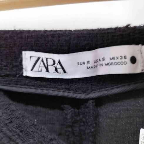 ザラ ZARA 金ボタンツイードスカート レディース JPN:S