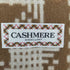 CASHMERE EXCELLENT 総柄フリンジマフラー メンズ