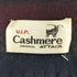 CASHMERE ボーダーフリンジマフラー メンズ