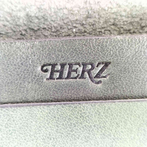 ヘルツ HERZ 名刺入れ レザー ボタンレス ステッチ カードケース メンズ
