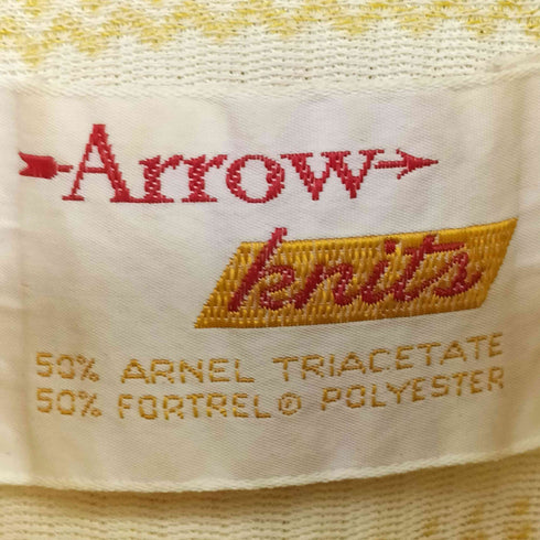 アロー ARROW 70S 総柄 L/Sシャツ メンズ 16 1/2-34