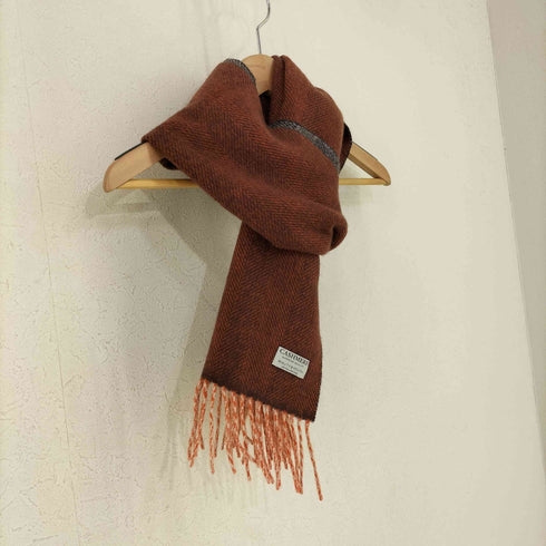 ビューティーアンドユースユナイテッドアローズ BEAUTY & YOUTH UNITED ARROWS ヘリンボーン リバースブル カシミヤ マフラー レディース